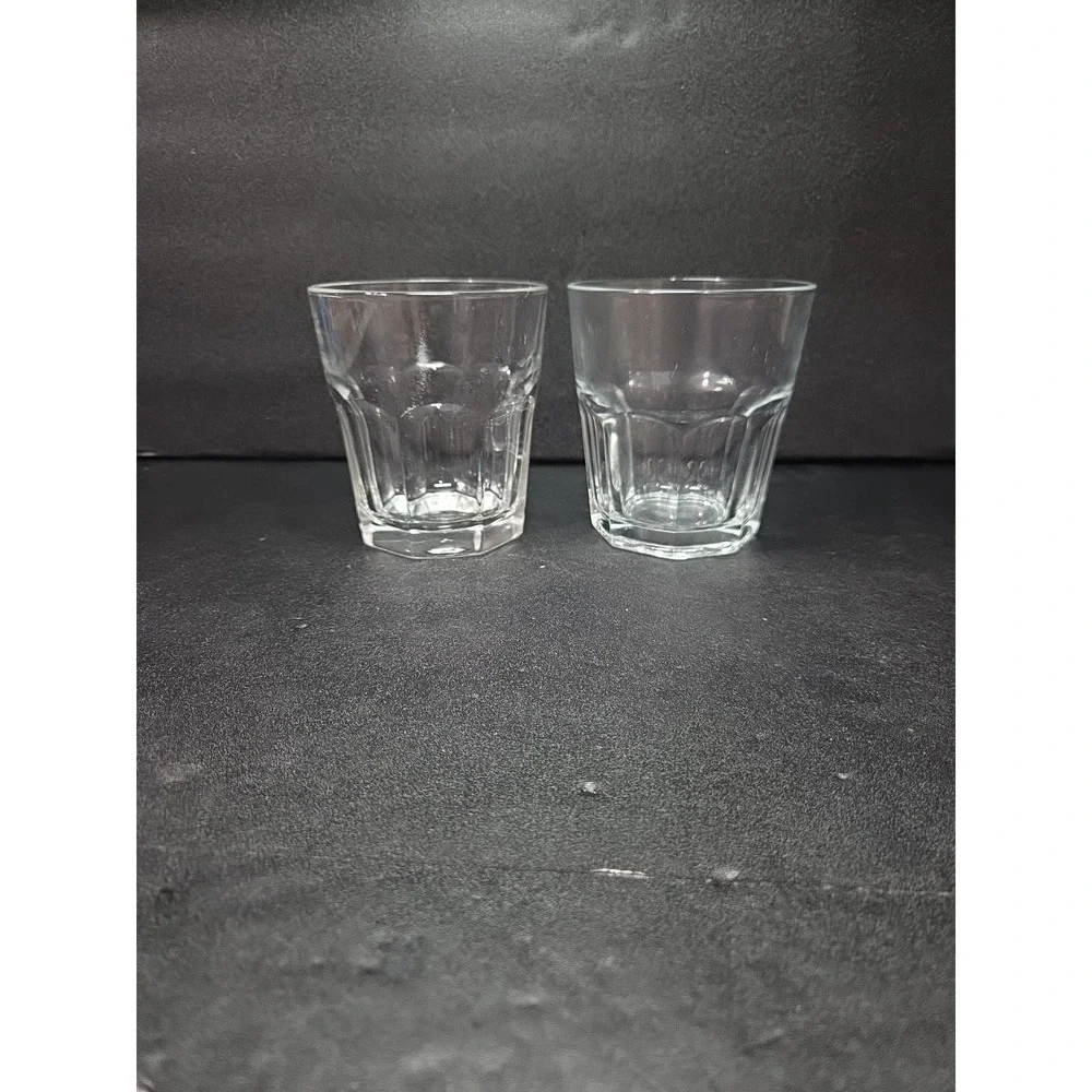 Libbey Clear Glass Tumblers. Set Of 2, 4